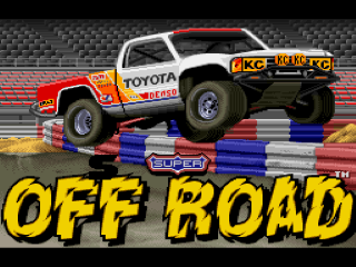 Super Off Road title screen for Super Nintendo